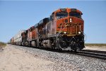 Intermodal races east down the grade